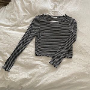 Black & white striped long sleeve